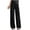 Black-2, variant on Stamzod Work Pants Women Fashion Solid Color Straight Palazzo Pants Casual Loose Wide Leg Pants for Women with Pockets Khaki XXL