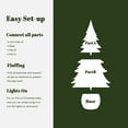 thumbnail image 4 of 4Ft Pre-Lit Green Full Artificial Christmas Tree Potted, 4 of 13