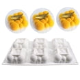 thumbnail image 4 of ruzhgo 6 Grids Cloud-shaped Non-stick Mousse Cake Mould Baking Tool, 4 of 5