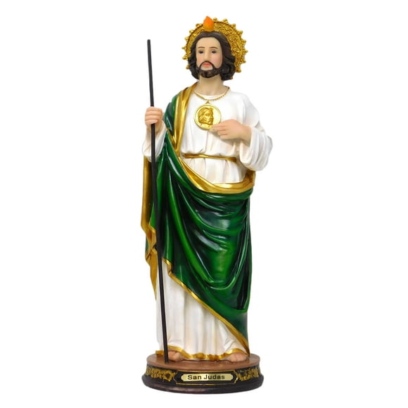 Gigi's Classy Kids Figurine Statue de Saint St Jude Thaddeus 12 Pouces Imagen San Judas Tadeo Estaua Cadeau Religieux Catholique