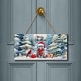 thumbnail image 2 of Merry Christmas Scottish Fold Enjoys Catmas Winter Xmas Holiday Landscape Wood Sign Cat Lover Kitten Owner Gifts Hanging Wall Home Decor - 02022, 2 of 5