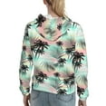 thumbnail image 7 of Cauagu Tropical Summer Palm for Women's Hooded Sweatshirts Pullover Hoodie for Women Fall Workout Sweat Long Sleeve Preppy Sweatshirts-Small, 7 of 7