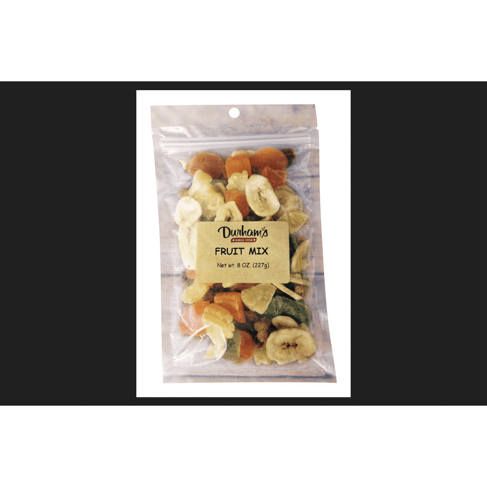 Durhams Dried Fruit Snack Mix 8 oz. Peggable Bag