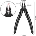 thumbnail image 2 of FrostHike 2 Pack Wire Cutters, Flush Cutters With Spring, Precise Wire Snips, Zip Tie Cutter, Suitable for Electronic Products, Jewelry, Model Tools Professional Micro Cutter for Crafts, 2 of 5