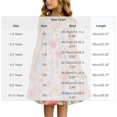 thumbnail image 4 of YHAJDS Girls Cotton Spaghetti Strap Dress Printed Beach Vacation Dress with Bag Set Daily Summer Sundress, 4 of 8
