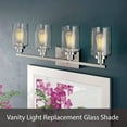 thumbnail image 6 of Aspen Creative 23653-60-2,Clear Deep Cone Glass Shade For Lighting Fixture/Pendant.Size:7-1/4"D x 5-1/2"H.Set of 2., 6 of 7