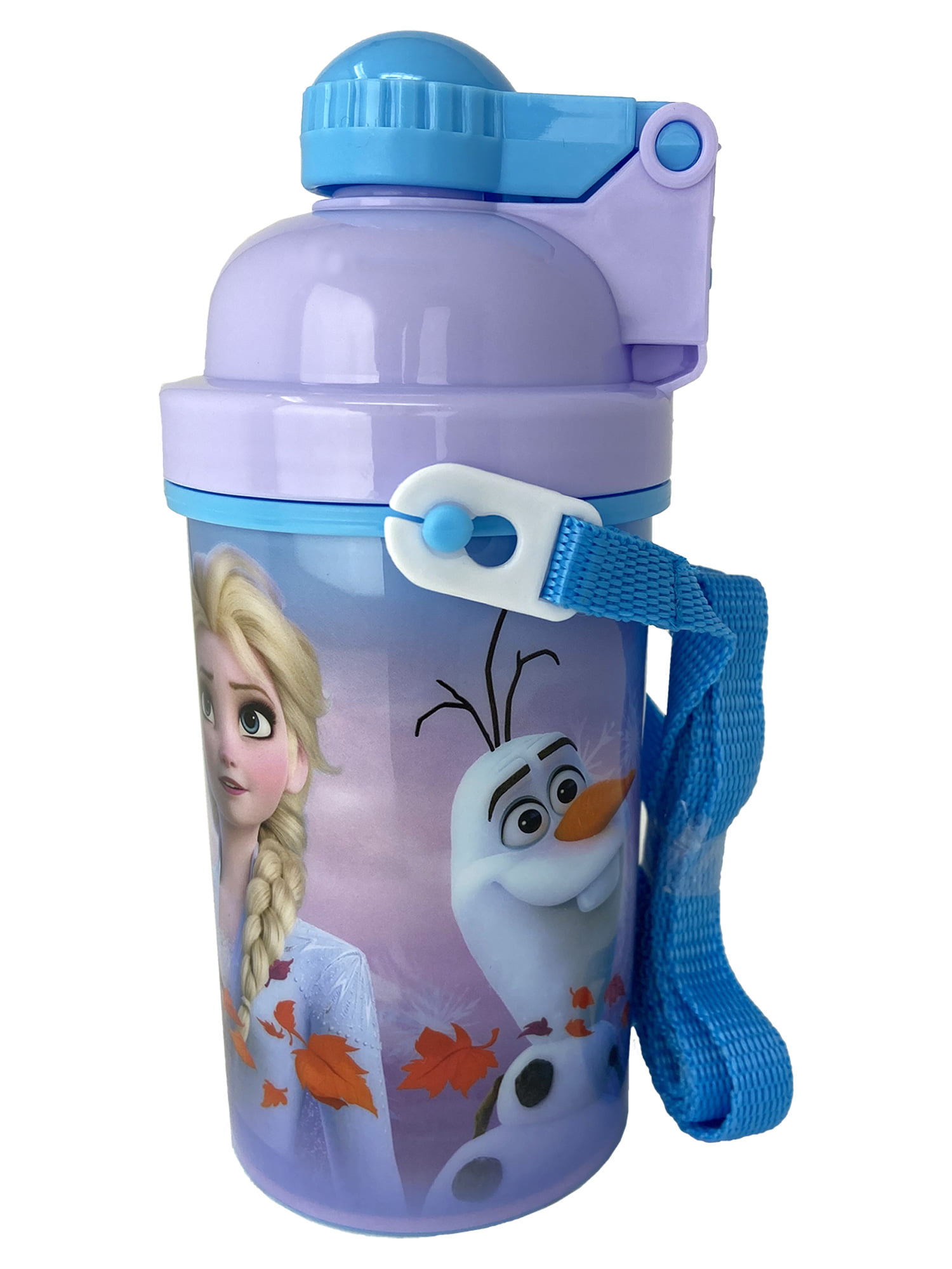 Disney Mickey Mouse Kids Water Bottle Canteen Pop Up Lid and Carrying Strap  12oz 