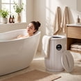 thumbnail image 4 of Costway Towel Warmer Heated Bucket with Auto Shut Off & Fragrance Tray, Timer, Child Lock White, 4 of 10