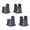 Gray, variant on MOMOJIA Quiet Rollers Pads with Anti Scratch Protection & Moisture Resistance Furniture Leg Risers for Furniture Rotate Base