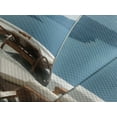 thumbnail image 4 of Ambesonne Greek Quilted Bedspread Set 3 Pcs, Caldera View Santorini, Queen Size, Blue White and Green, 4 of 5