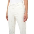 thumbnail image 5 of Women's 90s Straight Jean - Cream Embroidery, 5 of 5
