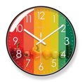 thumbnail image 1 of Reloj de pared colorido con diseño de frutas y verduras de 30 cm, 1 of 1