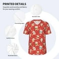thumbnail image 4 of Balery Japanese Maneki Cats Baseball Jersey for Men Casual Button Down Shirts Short Sleeve Active Team Sports Uniform-Medium, 4 of 9