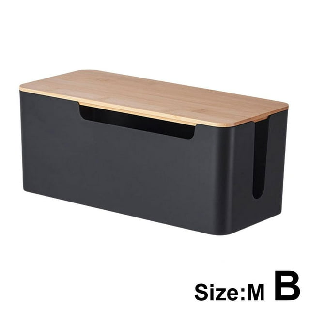 Plastic Cable Storage Box Power and Data Cable Storage Box Plug/Hub Box