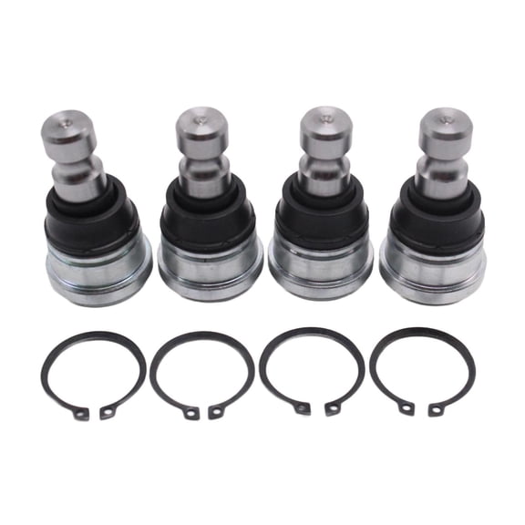 4 Pcs Ball Joints Upper Lower Replacement Metal Rubber Construction Fits ATV UTV Models 2009 to 2024
