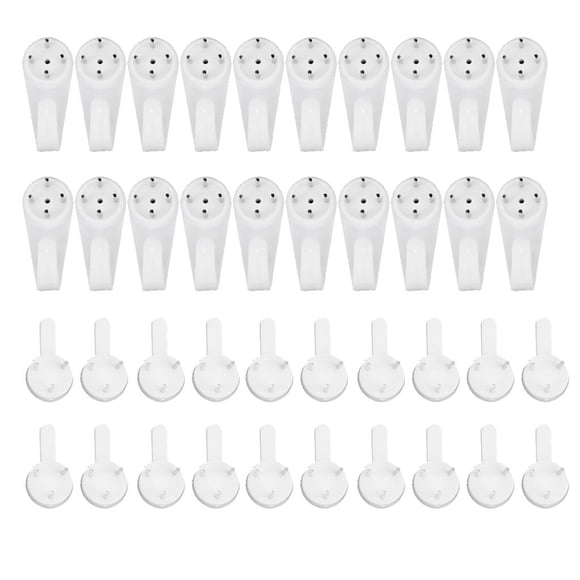 60pcs Ganchos de fotografía Herramienta de Muebles de Engancha de Espejo