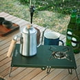 thumbnail image 3 of Table de Poêle Coupe-Vent Pliable Économise de l'Espace Table d'Isolation Pliante pour Barbecue Extérieur, 3 of 5