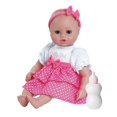 thumbnail image 1 of ADORA Playtime Baby Pretty Girl Vinyl 13 Girl Weighted Washable Cuddly Snuggle Soft Toy Play Doll Gift Set with Open/Close Eyes for Children 1+ Includes Bottle, 1 of 5