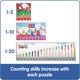 thumbnail image 5 of Juego de rompecabezas secuenciador hand2mind Numberblocks PARA NIÑOS de 3 a 5 años, 5 of 5
