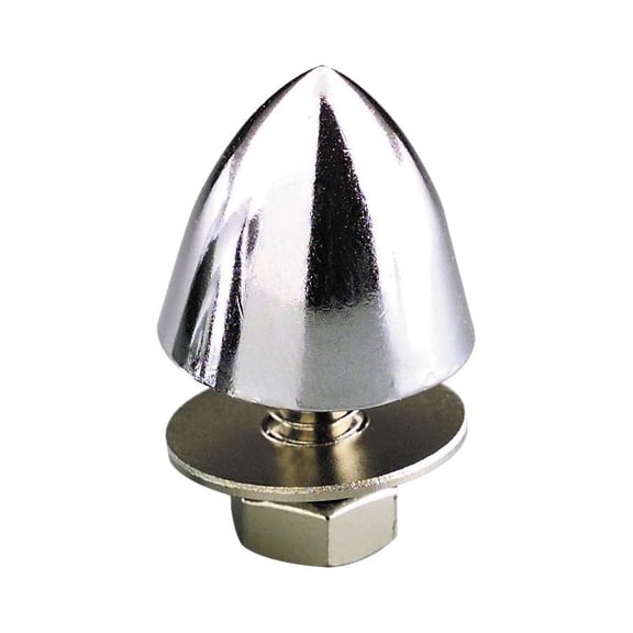 Biker's Choice Krommet Fasteners (10 Pack) (Chrome)