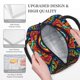 thumbnail image 3 of Fotbe Vibrant Psychedelic Eye Bolsa de Almuerzo con Estampado, Lonchera Aislada, Contenedor de Comida Reutilizable Tipo Cooler a Prueba de Fugas, 3 of 6