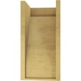 thumbnail image 4 of 9"W x 9"D x 18"H Wide Burlington Rough Cedar Woodgrain TimberThane Corbel, Primed Tan, 4 of 6