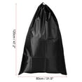 thumbnail image 2 of 47.2" Height Clothes Storage Double Drawstring Bag for Camping, Black 2 Pack, 2 of 5