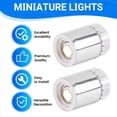 thumbnail image 6 of 36Pcs Miniature Lights for Dollhouse,Miniature LED Lights for Handcraft,Mini Spot Lights Battery Operated(Warm White), 6 of 9