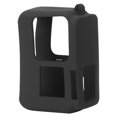 thumbnail image 3 of Marco De Cubierta De Cámara De Movimiento, Funda Protectora De Cámara De Acción A Prueba De Arañazos De Silicona Negra De Combinación Perfecta Para Insta360 ONE R ANGGREK Protective Case with Lens Cover, 3 of 8
