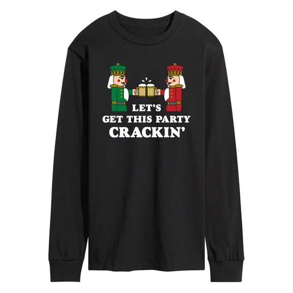 Instant Message - Nutcracker Get This Party Crackin Christmas - Men's Long Sleeve T-Shirt