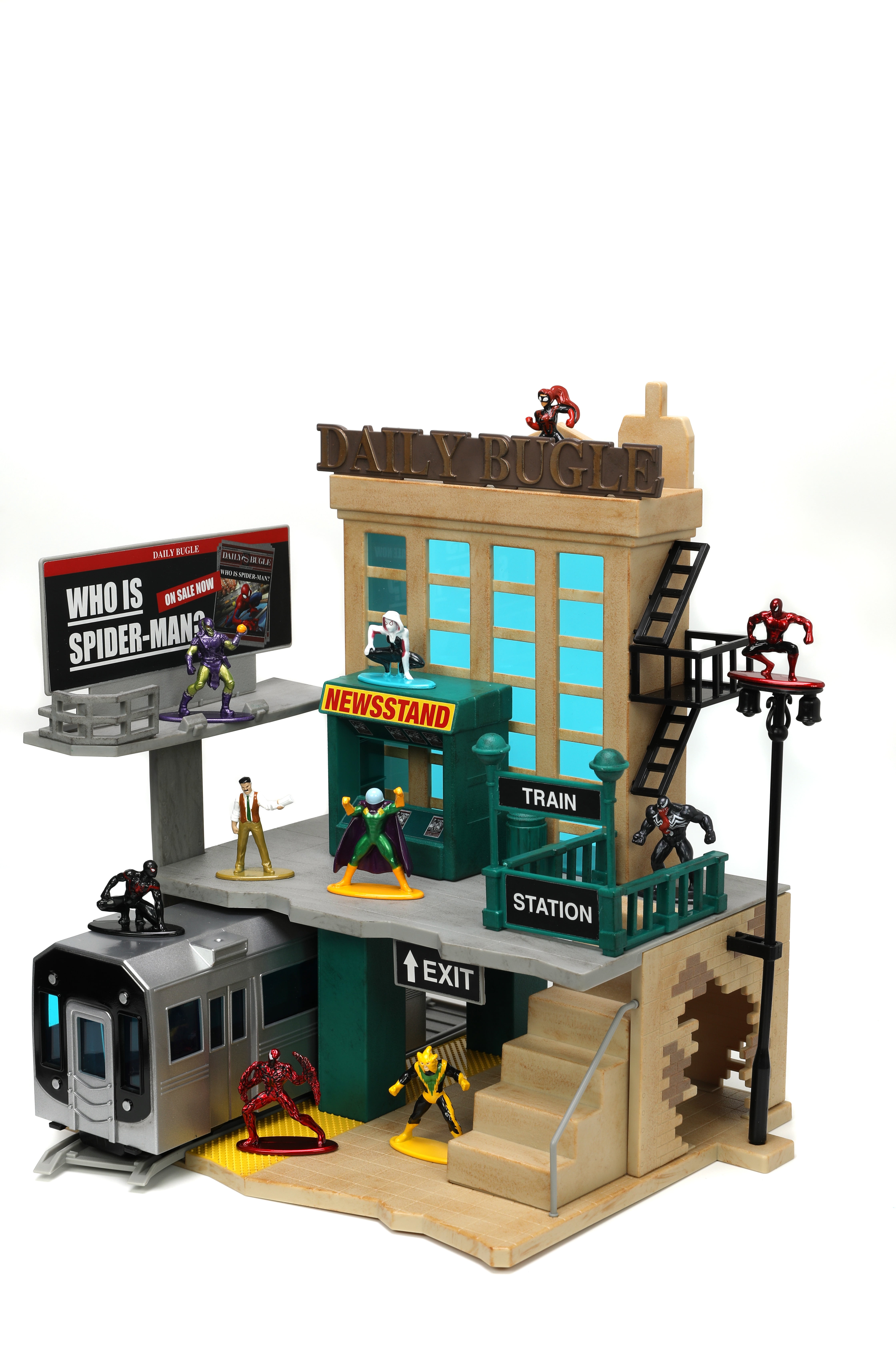 Buy Marvel SpiderMan Daily Bugle Nano Scene & 10 1.65 DieCast