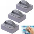 AUDeals Hand Held Pools Pumice Stone Pool Cleaning Block with Handle Swimming Pumice Pool Tile