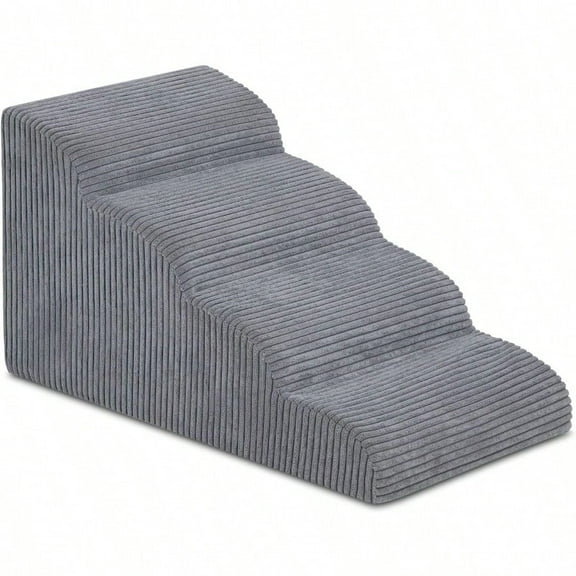 Dog Stairs For Small Dogs And Cats 20 H 4 Steps Dog Ramp For High Beds Couch Sofa Waterproof Pet Stairs With Removable Washable Cover NonSlip Sturdy Pet Steps