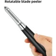 thumbnail image 7 of LIIGEMI Stainless Steel I Peeler with Sharp Blade, Non-slip Plastic Handle for Comfortable Peeling of Potatoes, Apples, Cucumbers, and More - Dishwasher Safe Vegetable Peeler, 7 of 7