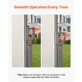thumbnail image 5 of KFFKFF Retractable Side Awning, 71" x 236" Outdoor Privacy Screen with Durable 180 g/m² Polyester Fabric, Water-Resistant Sunshade for Patio, Garden, Balcony, Pool, or Deck, Beige, 5 of 9