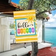 thumbnail image 2 of Hello Summer Garden Flag 28x40 Double Sided for Outside, Popsicle Sun Striped Beach Seasonal Holiday Large Garden Flag Outdoor Decoration 17-28, 2 of 6