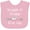 AD-Pink, variant on Inktastic Nonna and Nonno Love Me Heart Grandchild Boys or Girls Baby Bib