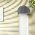 thumbnail image 4 of Awntech 4.38 Ft Bostonian Dome-Shaped Fixed Awning Canopy (52.5in x 32.25in x 26.25in), Gunmetal, 4 of 4