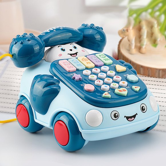 Hxlamzoo Kids Toys Simulation Telephone Landline Will Talk Early Education Machine Puzzle Baby Mobile Phone Boys and Girls Toys for Boys and Girls Gifts Toys Clearance Sale