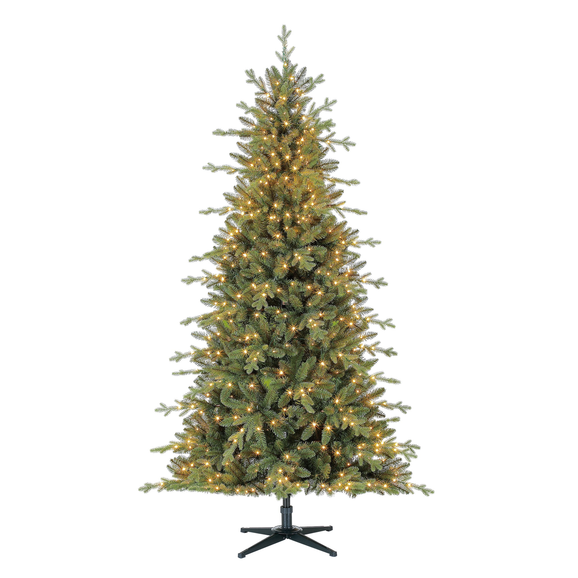 Holiday Time 7Ft Prelit Fir Vancouver Christmas Tree With 600 Led Fairy Lights, Green - Walmart.com