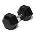 thumbnail image 1 of Mancuerna Hexagonal 40 Lb con Revestimiento en Goma MDFitness Pesa, Dumbbell MDFitness Hexagonal Recubierta, 1 of 7