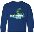 thumbnail image 3 of Inktastic Haleiwa Hawaii Vacation Long Sleeve Youth T-Shirt, 3 of 5