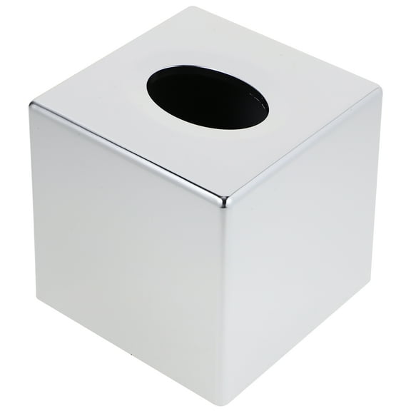 HAMPPLIES dustproof tissue box square cover Napkin Box Chrome Refill 1Pcs