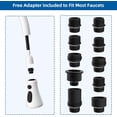 thumbnail image 4 of ORUYROP Pull Down Spray Head for Kitchen Faucet, 3-Function Kitchen Sink Spray Nozzle with 10 Adapters, Faucet Head Replacement Compatible with Moen, American Standard, Delta, Kohler Faucets,, 4 of 7