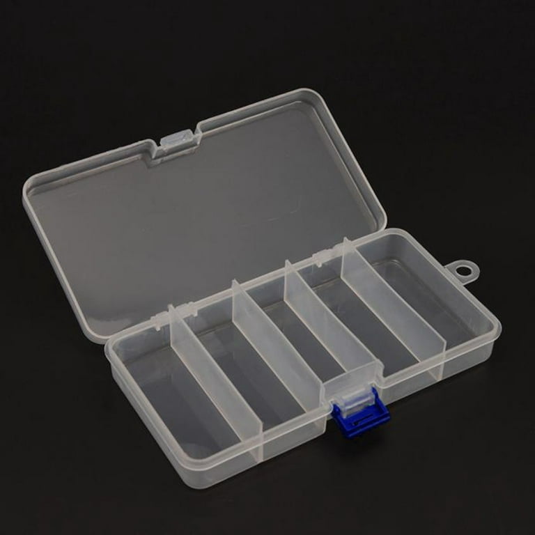 Ycolew Clear Visible Plastic Fishing Tackle Accessory Box Fishing