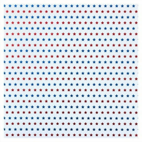 24 Sheets Red & Blue Star 12" x 12" Cardstock Paper by Recollections - Acid & Lignin Free Paper for Scrapbooks - Arts & Crafts - Bulk Pack