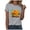 Grey, variant on Womens T Shirts Casual Round Neck Rooster Funny Chicken Print Short Sleeve Loose Fit Summer Tops