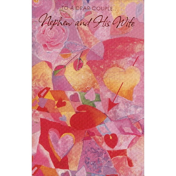 Freedom Greetings Flower & Heart Collage: Nephew Valentine's Day Card