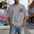 thumbnail image 4 of Christian Graphic Shirts for Men God's Plan Is Worth The Wait Oversized Acid Wash Tshirt Faith Back Print Religious T-shirts Casual Tops for Streetwear Summer Vacation, 4 of 6