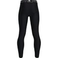 thumbnail image 2 of Under Armour Boys HeatGear Leggings Black/Pitch Gray X-Large, 2 of 3
